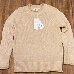 Lilly Pulitzer Neutral Beige Crewneck Sweater